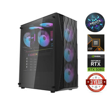 Statsionaarne arvuti Mdata DK352 Ryzen 5 9600X, 32GB, 512GB SSD, Nvidia GeForce RTX 5060, must, NoOS