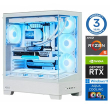 INTOP AQUA Ryzen 5 7600X 32GB DDR5 1TB SSD M.2 NVME+2TB RTX5050 8GB WIN11Pro