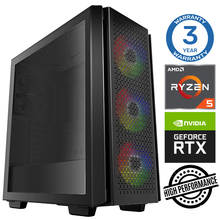INTOP Ryzen 5 5600X 16GB 240SSD M.2 NVME RTX5060Ti 8GB no-OS lauaarvuti