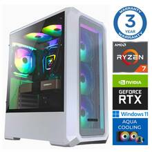 INTOP AQUA Ryzen 7 7700X 32GB DDR5 2TB SSD M.2 NVME+2TB RTX5060 8GB WIN11Pro