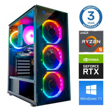 Lauaarvuti INTOP Ryzen 5 5500, 32GB, 1TB SSD M.2 NVME, RTX 3050 6GB, Windows 11