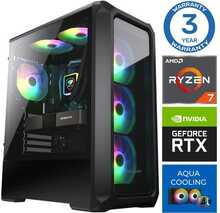 INTOP AQUA Ryzen 7 8700F, 32GB DDR5, 1TB SSD M.2 NVME, 2TB RTX5060Ti 8GB no-OS