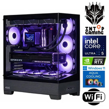 Intop Aqua Ultra 5 245KF 64GB DDR5 1TB SSD M.2 NVME RTX5060Ti 16GB WiFi Windows 11 Pro