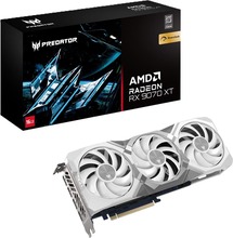 Acer Radeon RX 9070 XT Predator BiFrost OC White Edition 16GB DDR6