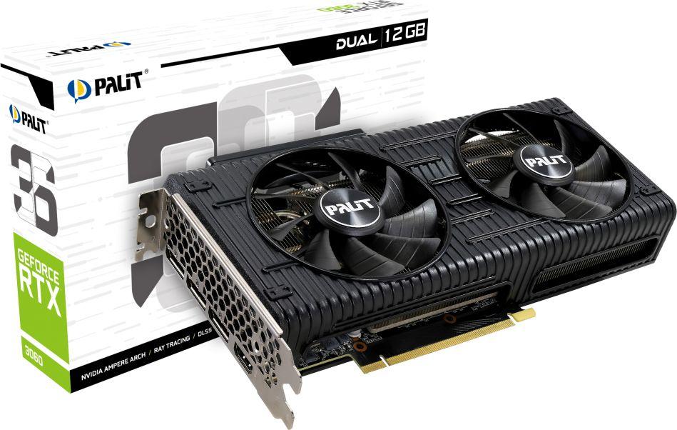 Palit GeForce RTX 3060 Dual 12GB DDR6 цена | Hind.ee