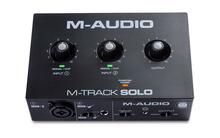 USB helikaart M-AUDIO M-Track Solo, Crystal, must