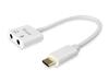 USB helikaart Equip 133460, USB-C Audio 2x3-Pin 3,5mm, 0,15m