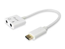 USB helikaart Equip 133460, USB-C Audio 2x3-Pin 3,5mm, 0,15m