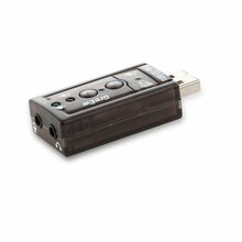 USB helikaart Savio AK-01, must