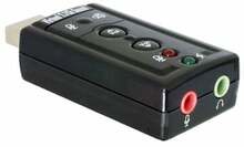 USB helikaart Delock 61645, must