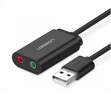 Väline USB helikaart Ugreen US205, must
