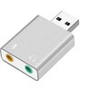 USB helikaart RoGer, Virtual 7.1, hõbedane