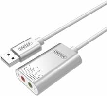 USB helikaart Unitek Y-247A, hõbe