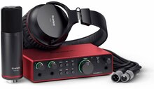 Helikaart Focusrite Scarlett 2i2 Studio 4th Gen, punane