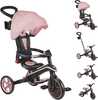 Kolmerattaline jalgratas Globber Explorer Trike 4in1 732-210, tume pastelroosa