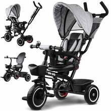 Kolmerattaline jalgratas Tiny Bike 3in1 SP0650 SZ, must/hall
