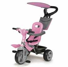 Kolmerattaline ratas Feber Baby Plus Music, roosa