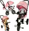 Kolmerattaline jalgratas Trike Fix V3 3in1, roosa