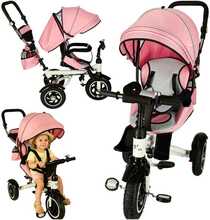 Kolmerattaline jalgratas Trike Fix V3 3in1, roosa