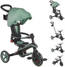 Kolmerattaline jalgratas Globber Explorer Trike 4in1 732-104, roheline