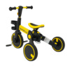 Kolmerattaline jalgratas Happy Bike 3in1 Sportrike, kollane