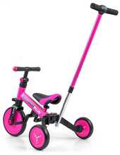 Kolmerattaline jalgratas Milly Mally 4in1 Optimus Plus, roosa