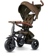 Kolmerattaline Qplay Rito Deluxe Rubber, Brown