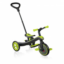 Kolmerattaline jalgratas Globber Explorer Trike 4in1, 632-106, roheline