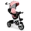 Kolmerattaline jalgratas Ecotoys 360 pööratava istmega, roosa