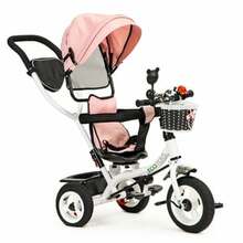 Kolmerattaline jalgratas Ecotoys MSP1796, roosa