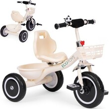 Kolmerattaline jalgratas EcoToys WQL-1999, pruun
