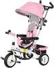 Kolmerattaline Homcom 6-in-1 lükatav, roosa