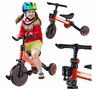 Kolmerattaline jalgratas Trike Fix Mini 3in1 pedaalidega, punane