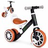 Tasakaaluratas pedaalidega 2in1, must ECOTOYS