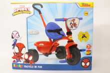 Kolmerattaline jalgratas Smoby Spiderman, punane/sinine