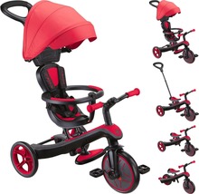 Kolmerattaline jalgratas Globber Trike Explorer 4in1 634-102, punane