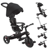 Kolmerattaline jalgratas Globber Explorer Trike 4in1 634-120, must