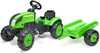 Pedaaltraktor Falk Country Farmer haagisega, roheline