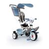Kolmerattaline jalgratas Smoby Triciclo Baby Balade, valge/hall/helesinine