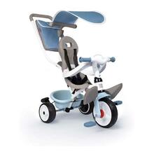 Kolmerattaline jalgratas Smoby Triciclo Baby Balade, valge/hall/helesinine