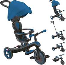 Kolmerattaline jalgratas Globber Explorer Trike 4 In 1 632-500-4, tumesinine