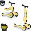 Tõukeratas - kolmerattaline Scoot & Ride 2in1, kollane
