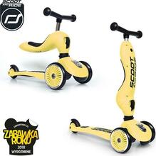 Tõukeratas - kolmerattaline Scoot & Ride 2in1, kollane