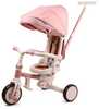 Kolmerattaline jalgratas Milly Mally Zippy 6380, roosa