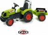 Pedaaltraktor Falk Claas 1040AB haagisega, roheline