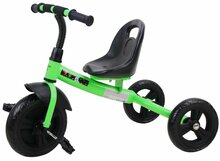 Kolmerattaline jalgratas Bottari Bimbo Bike Cosmo 77810, must/roheline