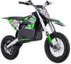 Laste elektriline mootorratas Ramiz Pit Bike, roheline