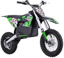 Laste elektriline mootorratas Ramiz Pit Bike, roheline