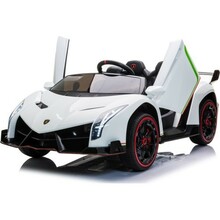 Laste elektriauto Ramiz Lamborghini Veneno, valge