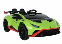 Elektriauto Lean Cars Lamborghini STO Drift, roheline